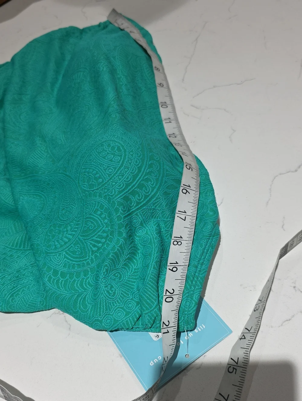 Bal Harbour NWT Women’s Emerald Green Tulum Paisley Ring Tankini Size XXL (20)